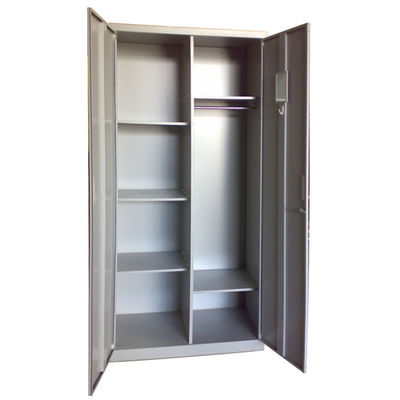 振動ドアの鋼鉄食器棚1850*900*450薄い灰色RAL7035は金属の混合貯蔵の食器棚をたたきます