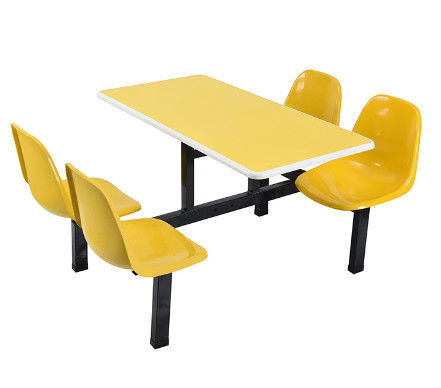 耐久のあと振れ止めの座席テーブルの学校のレストランの酒保の鋼鉄オフィス用家具