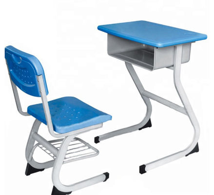 子供のための学校家具の子供の金属の単一の机および椅子の鉄の調査のテーブルそして椅子