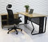 ステンレス鋼フレームの管理上の事務机、18 - 25mm Steelineのオフィス用家具