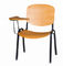 大学教室の鋼鉄学校家具の調査の机および椅子木色