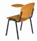 大学教室の鋼鉄学校家具の調査の机および椅子木色