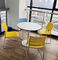 プラスチック椅子12mmの厚い鋼鉄オフィス用家具の積み重ね可能なオフィスの現代椅子