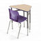 教室の小選挙の机H750mmの鋼鉄学校家具の良質の学校家具