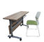 折る机学生のテーブルの学校家具の使用された高等学校の教室の良質の一組の机