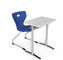 現代金属の教室の家具の机の学校のテーブルおよび椅子の鋼鉄子供の調査の机