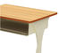 引出しが付いている教室学生の机および椅子の学校家具の鋼鉄家具の調査のテーブル