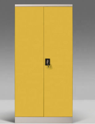 熱い販売の良質の1つのドアの鋼鉄オフィス用家具の黄色のオフィスのファイリング キャビネット