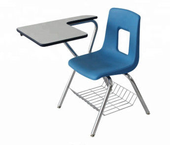 コンボ濃紺の高等学校の机椅子反腐食学生のチェアー テーブル