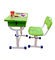 鋼鉄オフィス用家具の学校の学生のための机そして椅子の学習