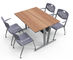 大学教室の鋼鉄学校家具大学机および椅子の大人の調査のチェアー テーブルのスマートな教室の家具