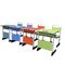 金属の子供のPantone色の倍学生の机および椅子の学校家具学生の調査のテーブル