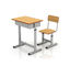 机の学校家具が付いている学生の教室の金属の椅子のための鋼鉄調査のテーブルそして椅子