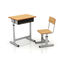 机の学校家具が付いている学生の教室の金属の椅子のための鋼鉄調査のテーブルそして椅子